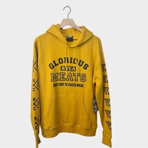 RVCA x Matty Yellow Medium Men’s Hoodie Sweatshirt